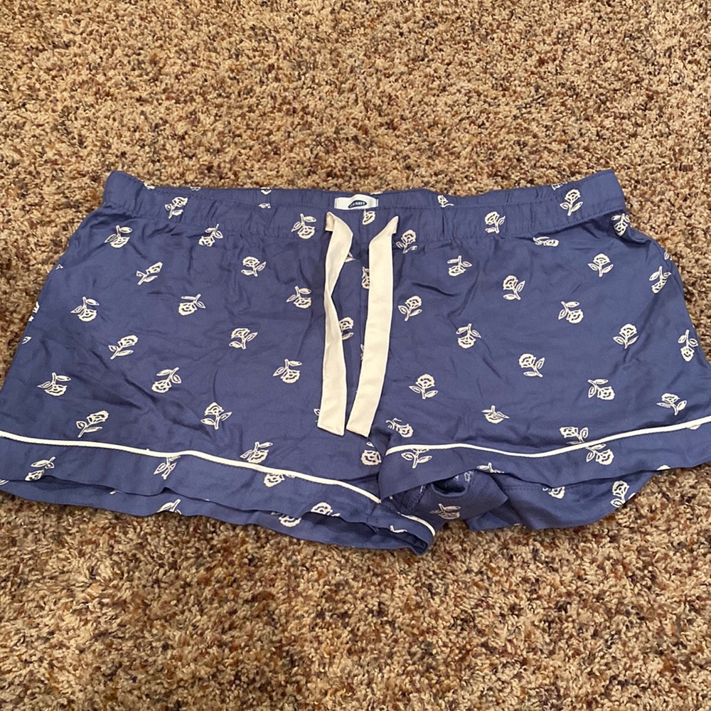 Flower pj shorts